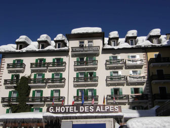 Il Grand Hotel Des Alpes di San Martino di Castrozza