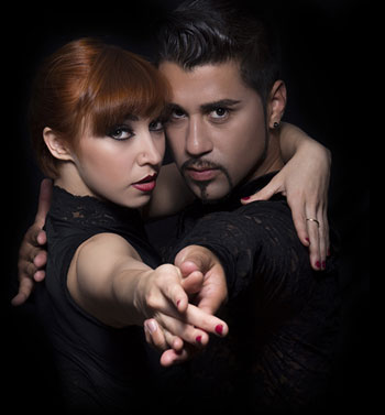 Josè Fernandez e Martina Waldman, ballerini di tango argentino